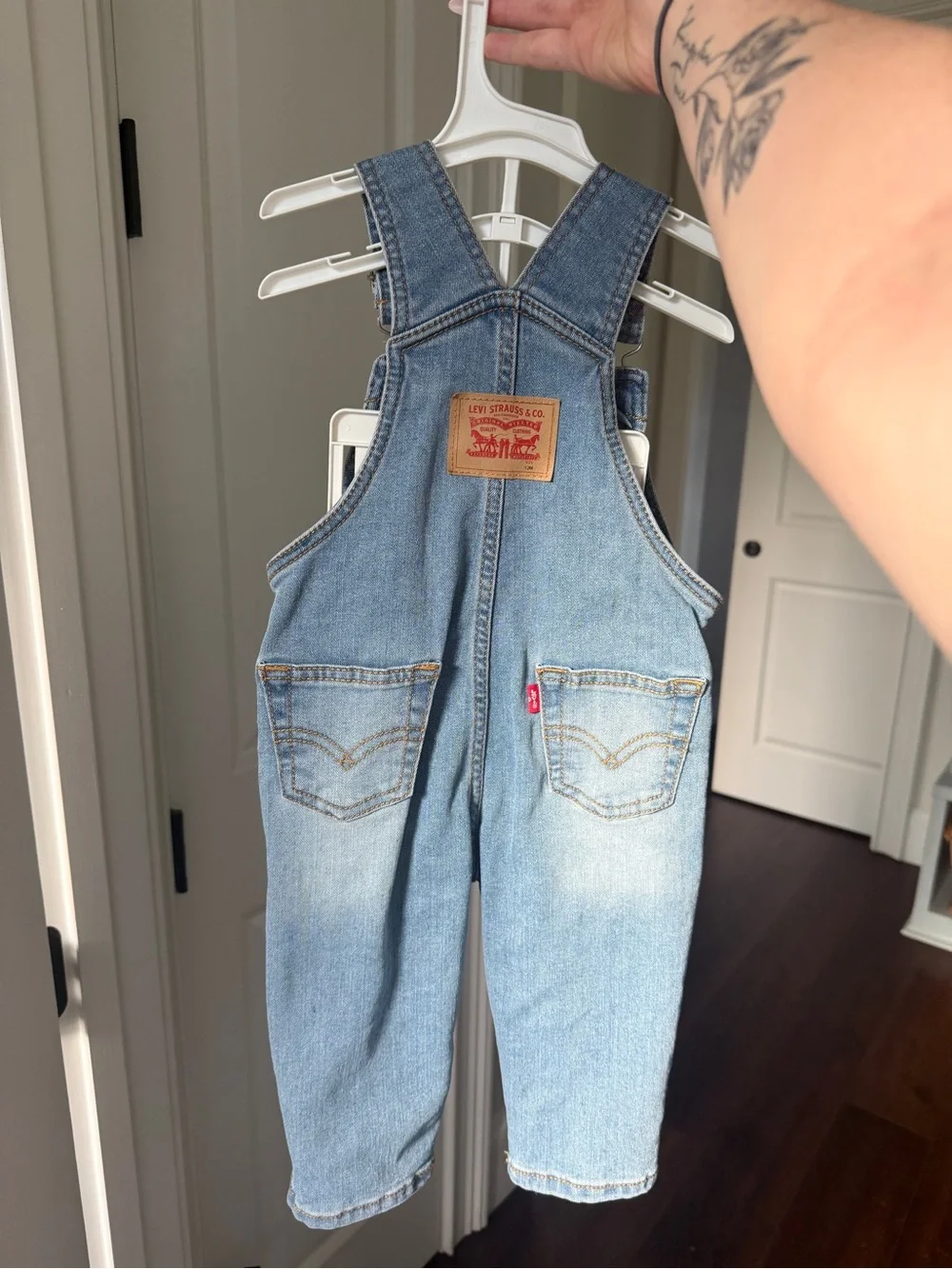 Levi's Light Blue Denim Kids Overalls